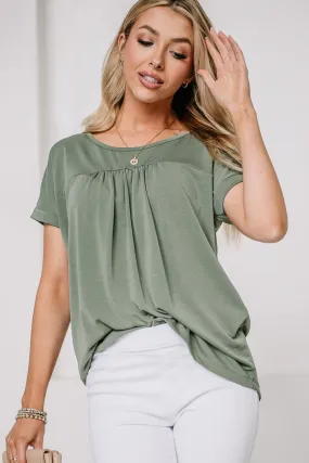 Just Hanging Around Babydoll Top | Green