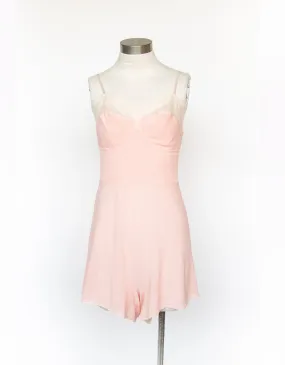 1930s Step In Teddy Chemise Lingerie Slip S