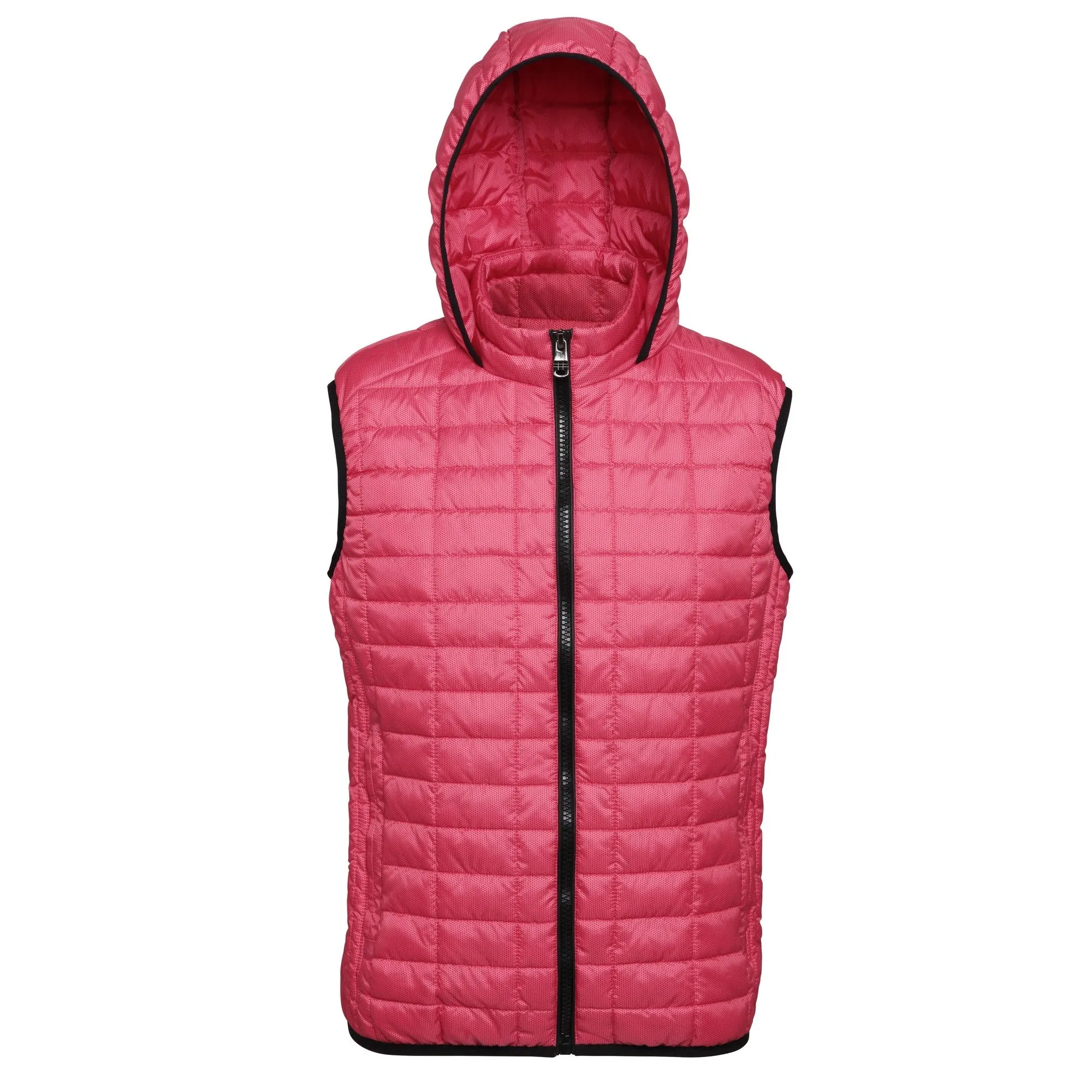 2786 Mens Honeycomb Zip Up Hooded Gilet/Bodywarmer