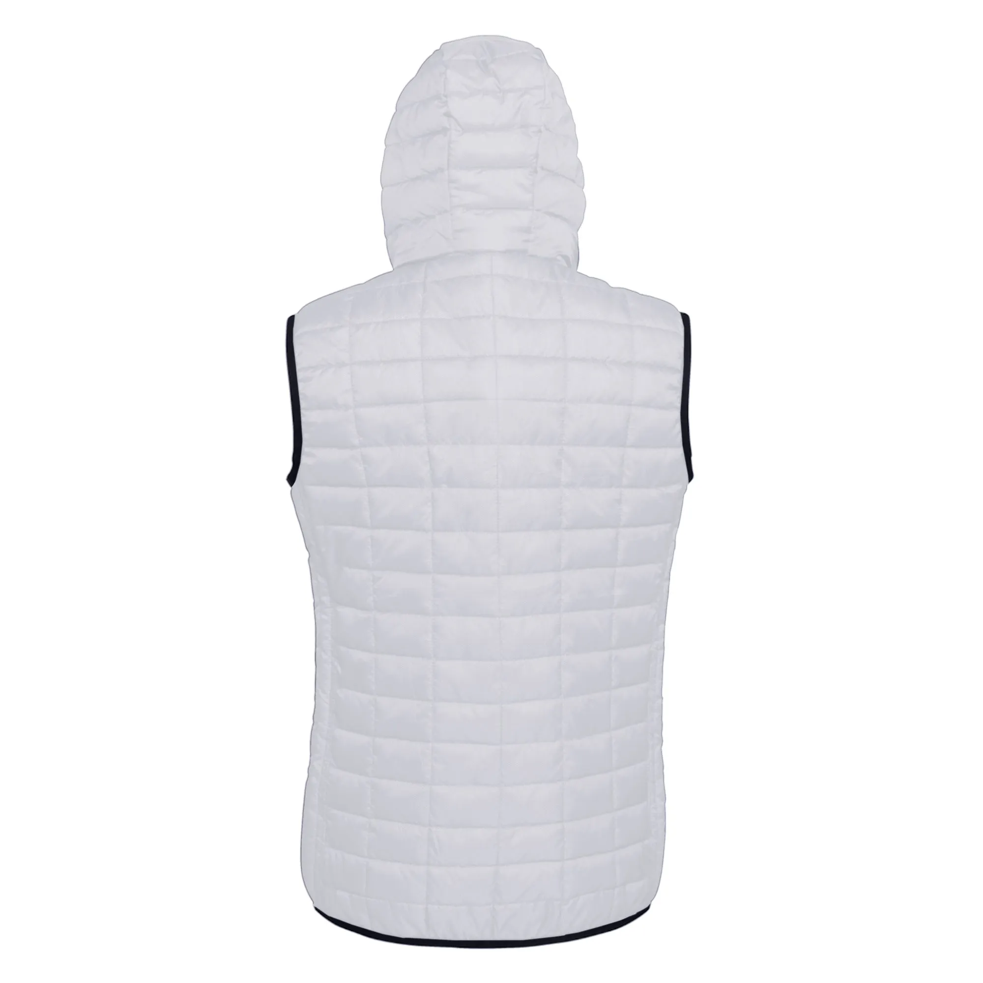 2786 Womens/Ladies Honeycomb Zip Up Hooded Gilet/Bodywarmer