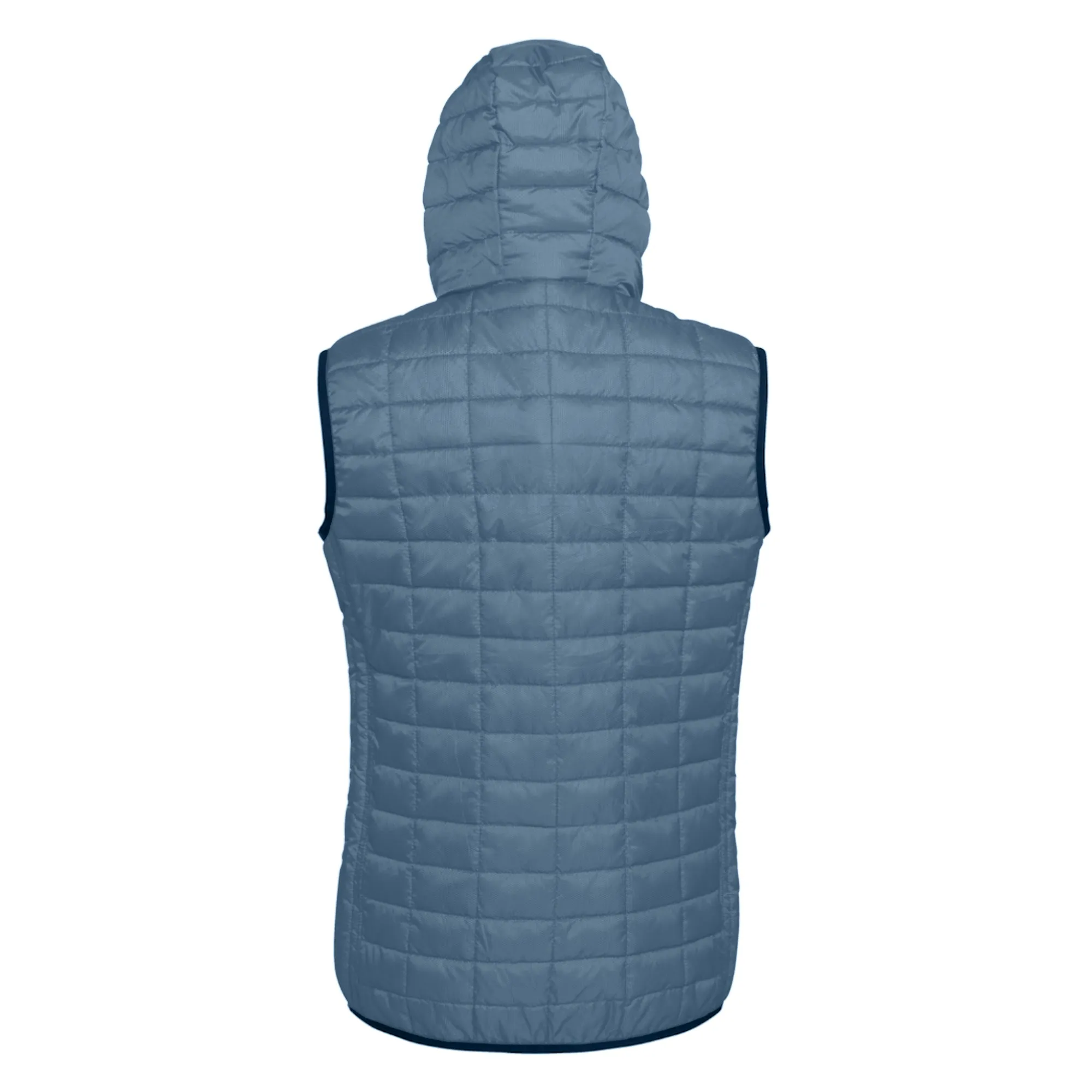 2786 Womens/Ladies Honeycomb Zip Up Hooded Gilet/Bodywarmer