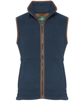 30% OFF - ALAN PAINE Aylsham Mens Fleece Gilet - Blue Steel - Size: MEDIUM