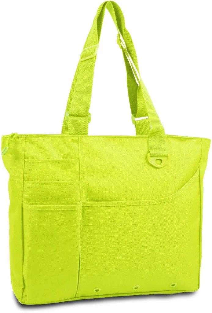 600 denier super feature tote - safety orange Case of 24