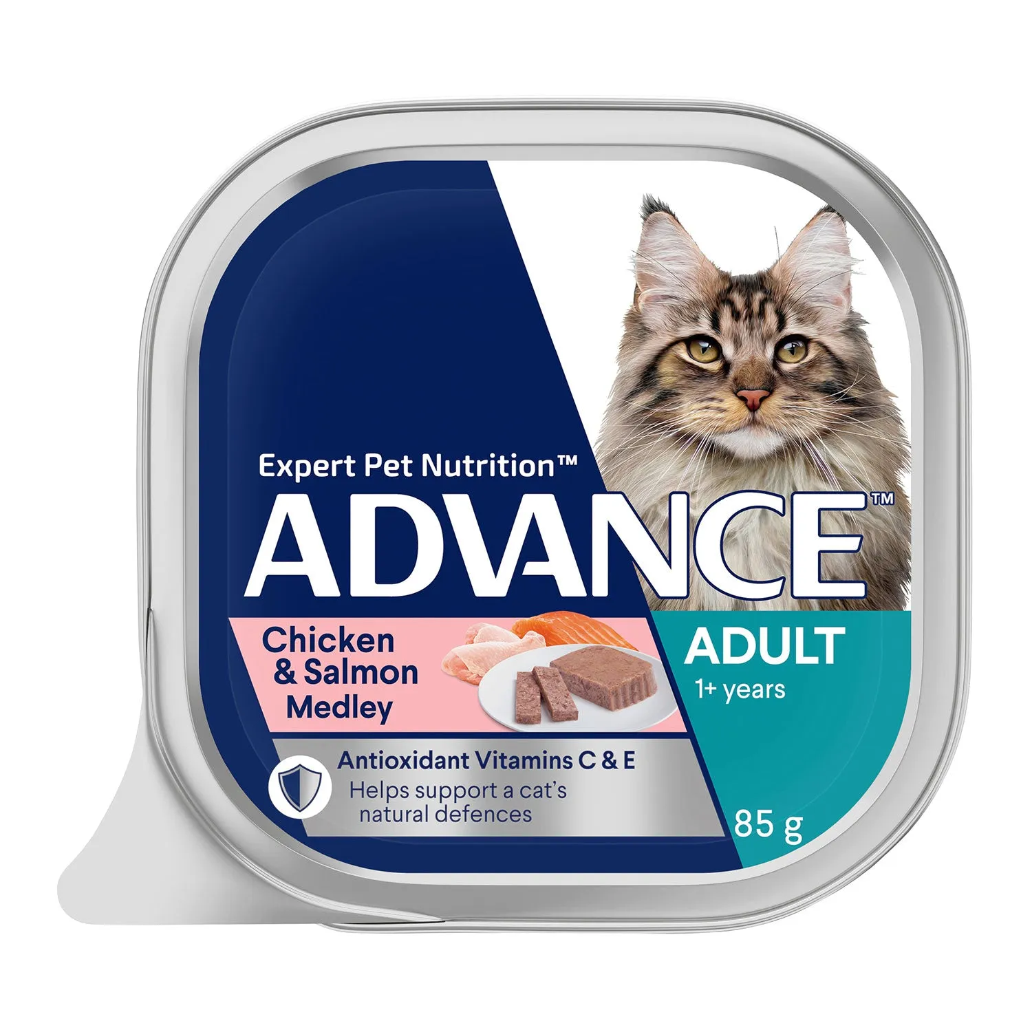 Advance Chicken & Salmon Medley Adult Wet Cat Food