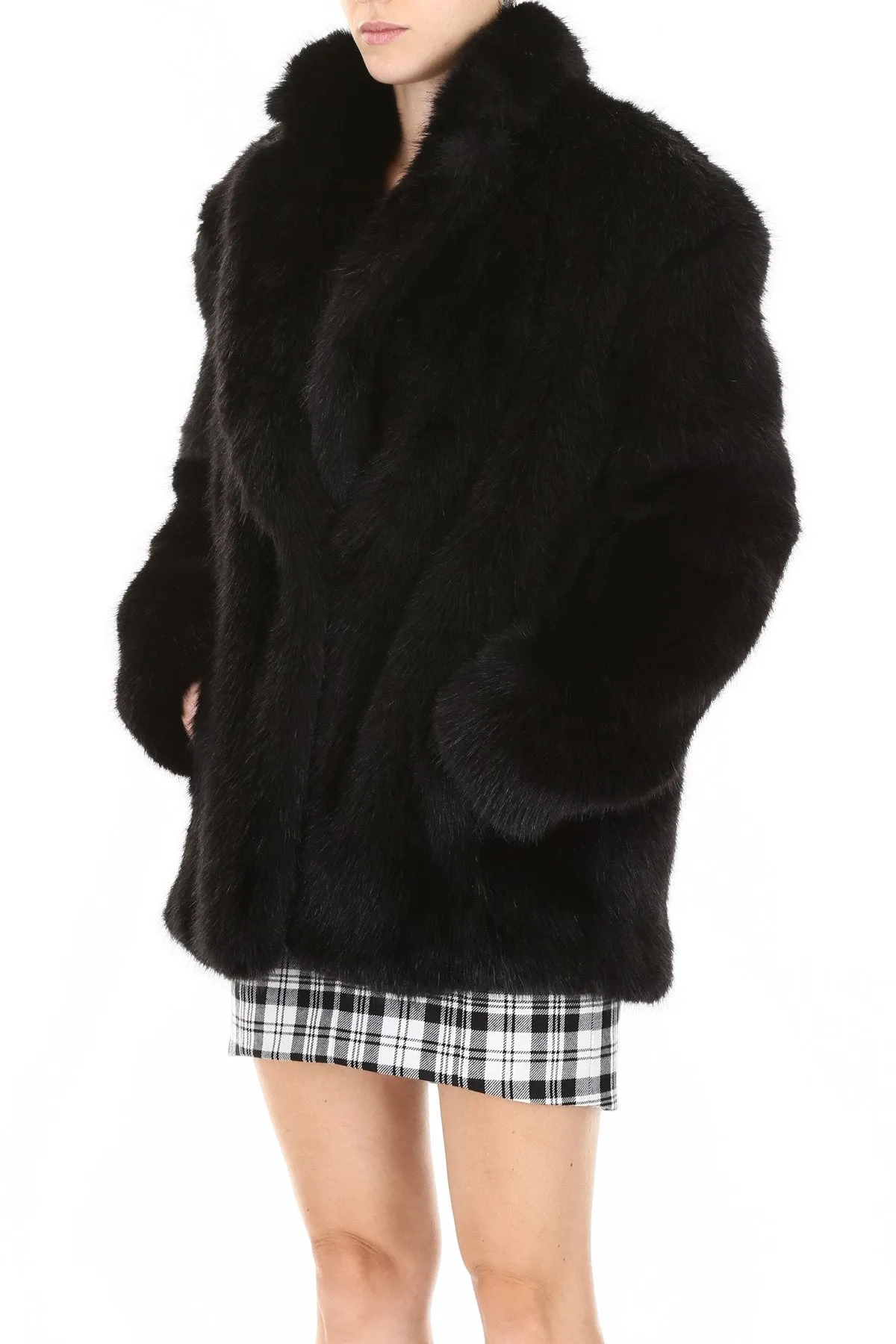 Alexander Wang Faux Fur Coat