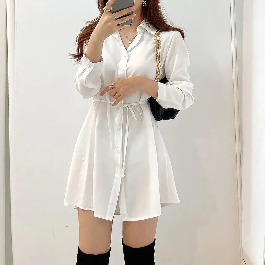 Autumn Slip Pleated Dress Women Korean Style A Line Slim Sleeveless Elegant Wrap Hip Dresses Office Ladies Dresses 2023 Vestido