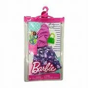 Barbie Fashion Outfit Purple Skirt, Top and Accessories