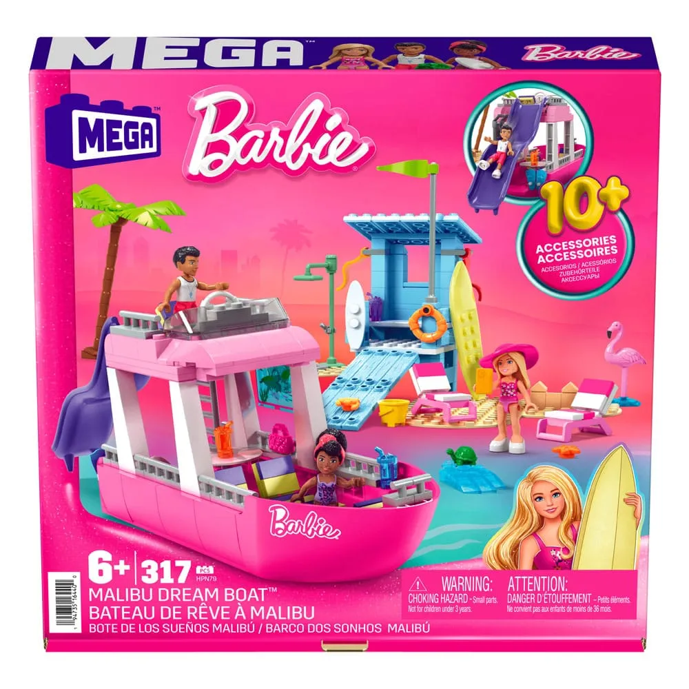 Barbie MEGA Construction Set Malibu Dream Boat