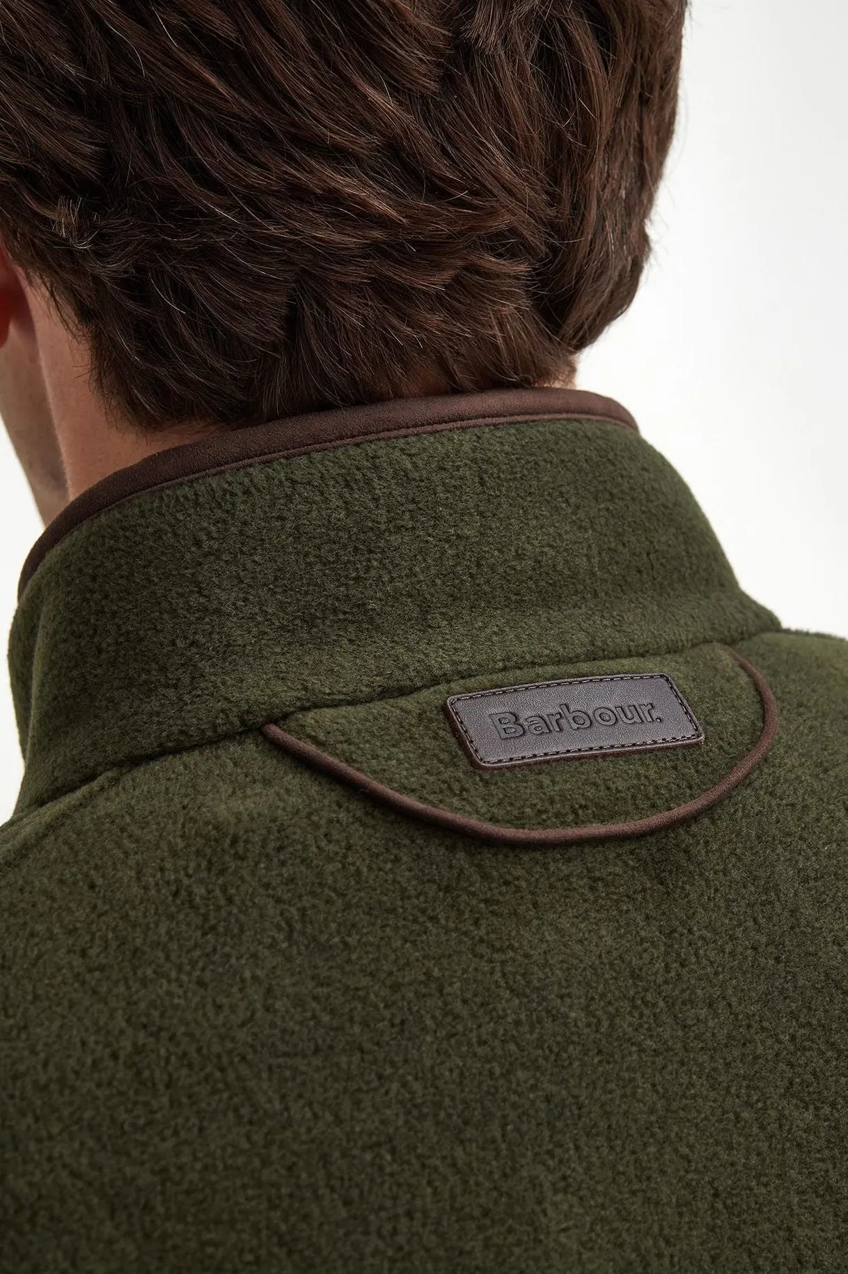 Barbour Fleece Langdale fleece Jacket in Olive Forest MFL0192OL72