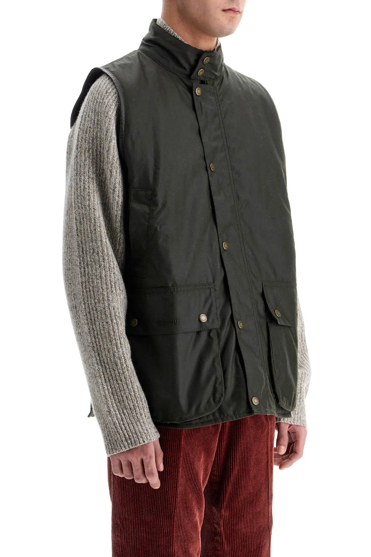 BARBOUR Men's Waxed Cotton Gilet