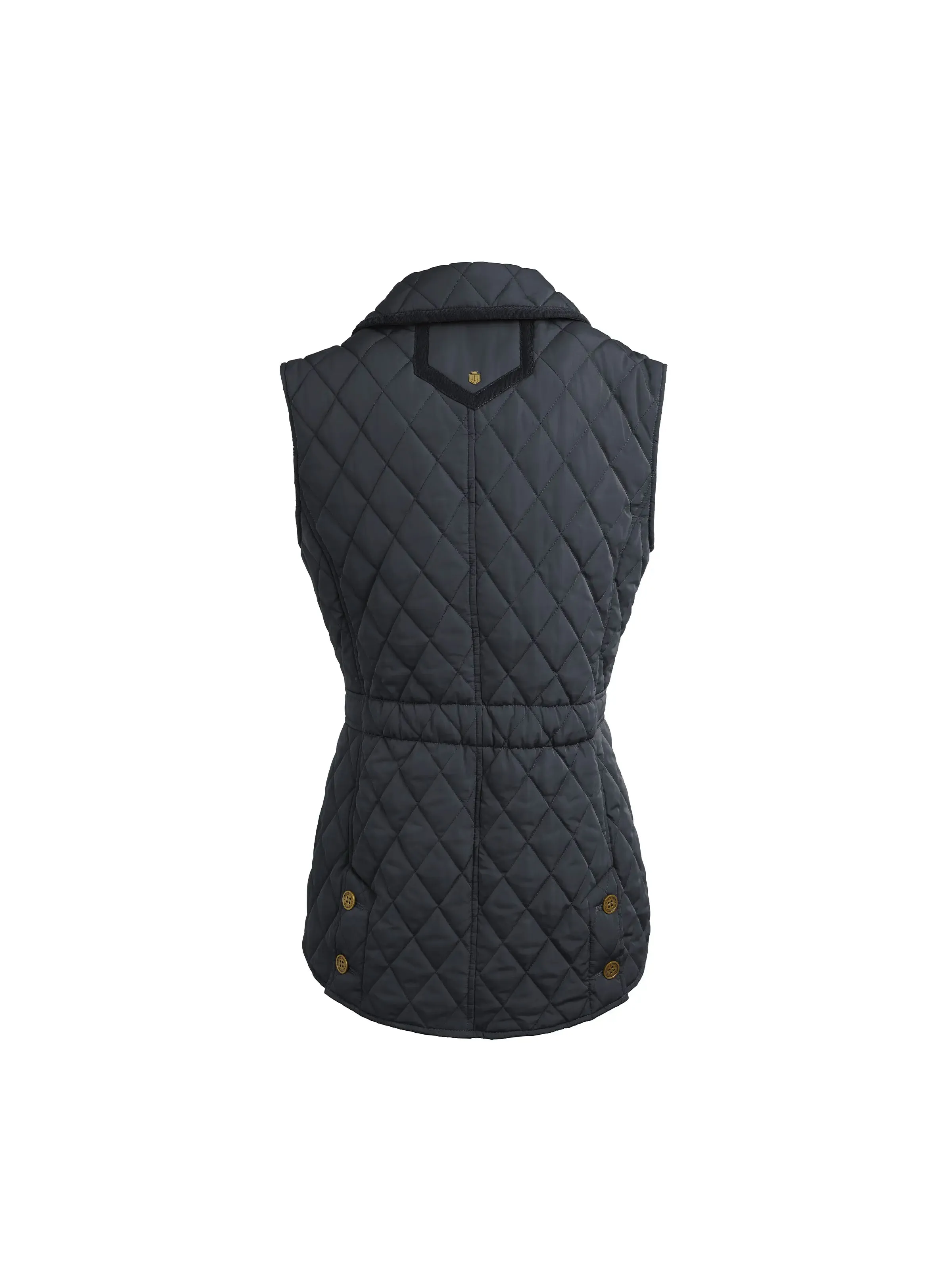 Bella Quilted Gilet - Navy