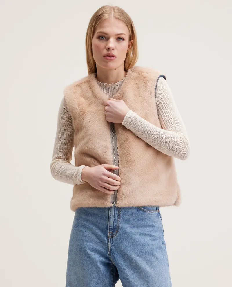 Bellerose Hess Grey Reversible Gilet