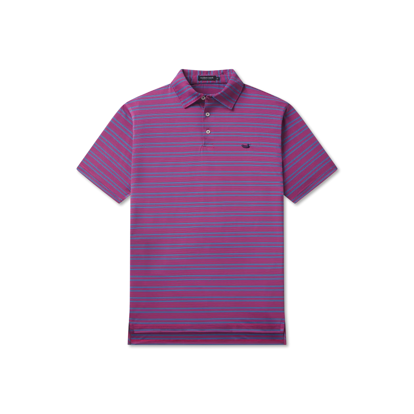 Bermuda Performance Polo - Naples Stripe