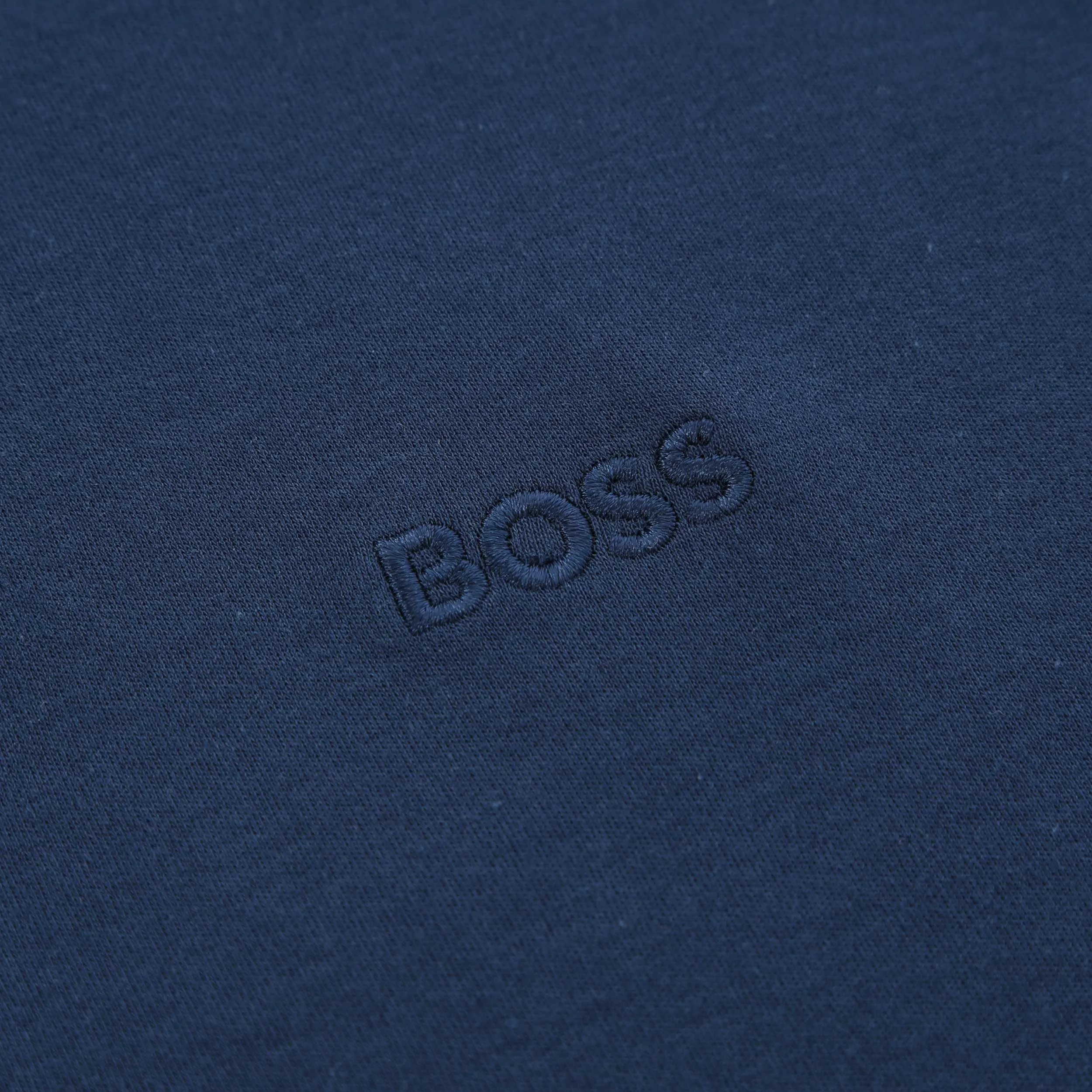 BOSS Pe Interlock Polo Shirt in Navy