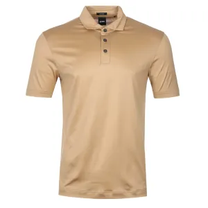 BOSS Press 53 Polo Shirt in Medium Beige