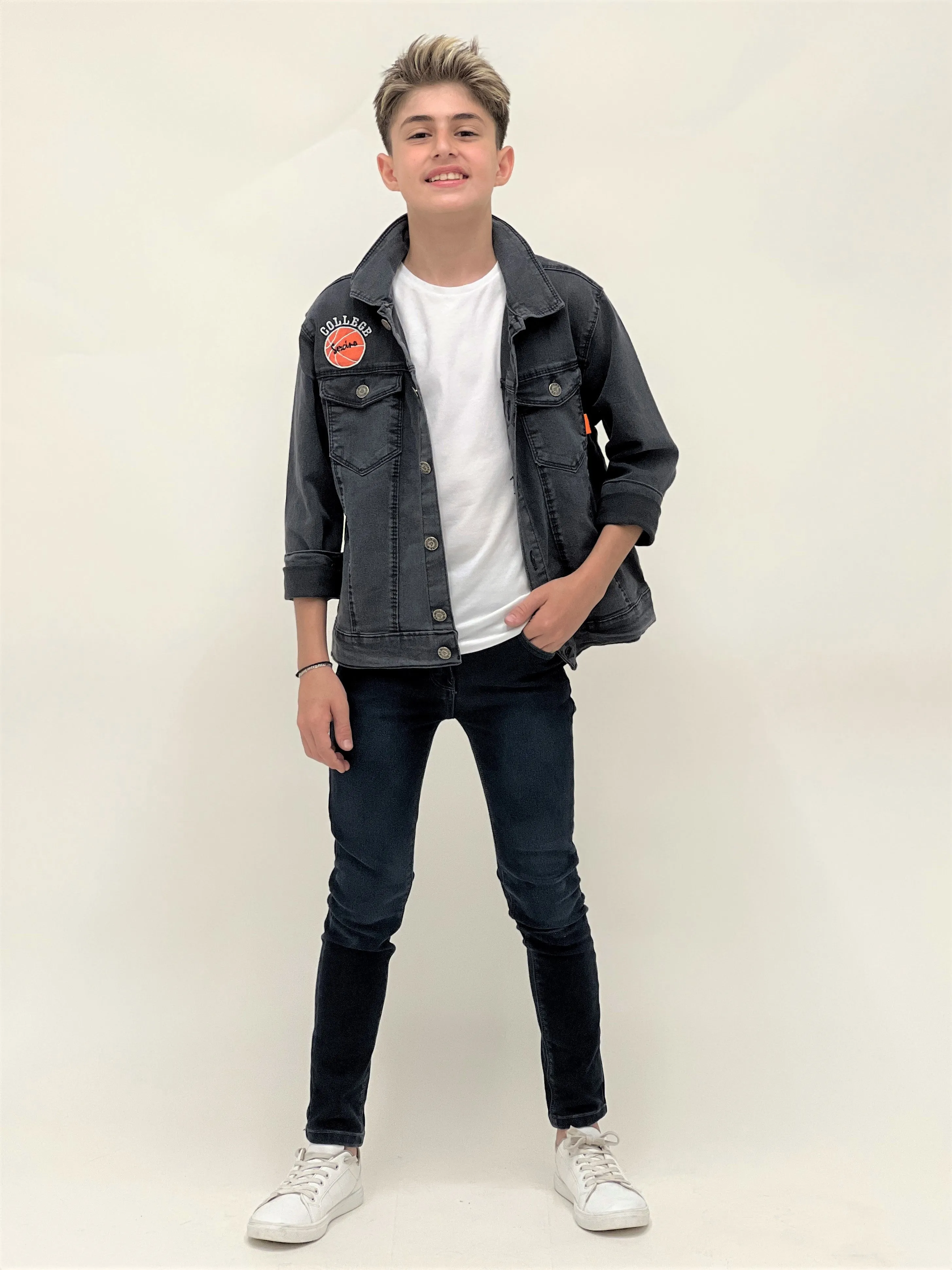 Boy College Jean Jacket AC22366123