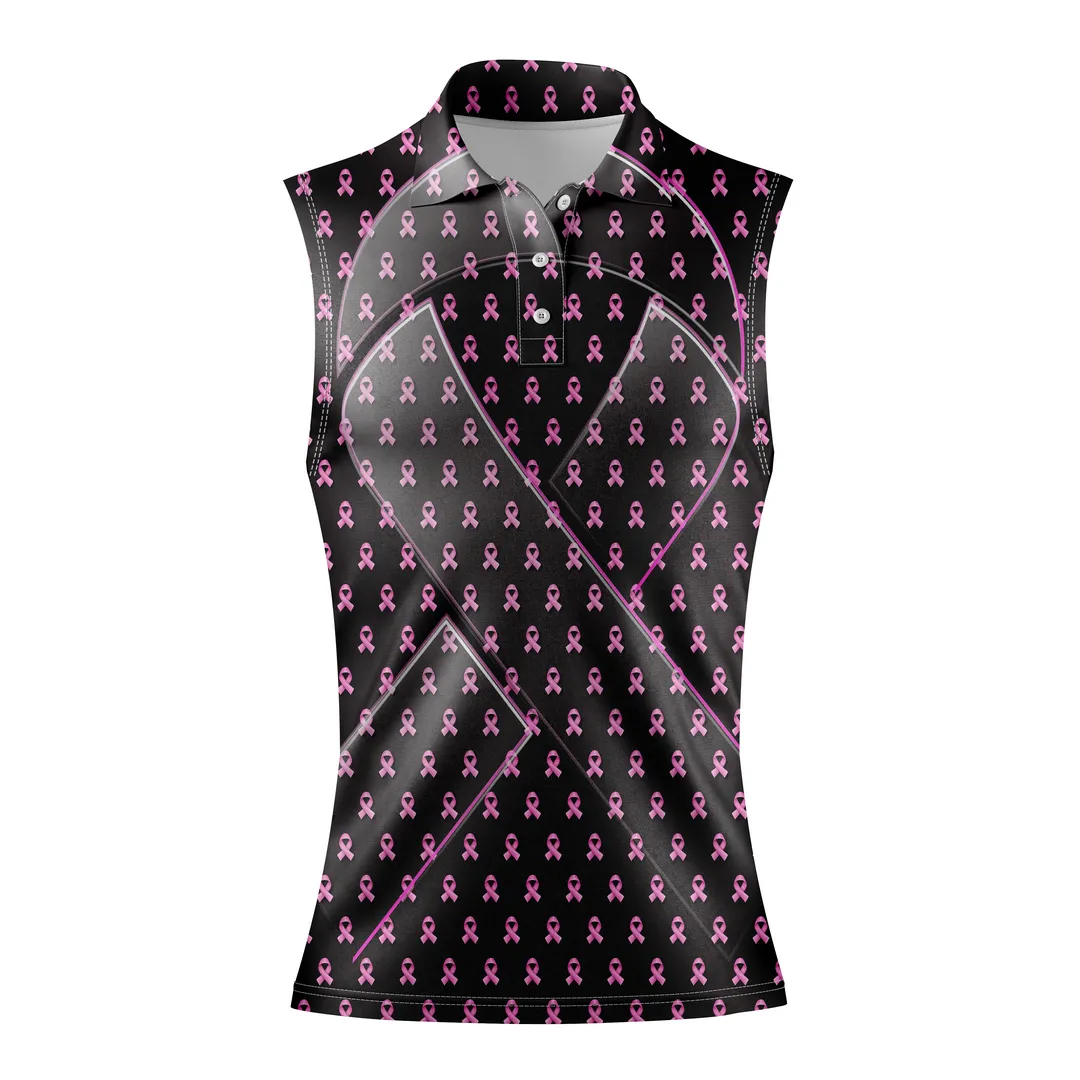 Breast Cancer | Women's Black Sleeveless