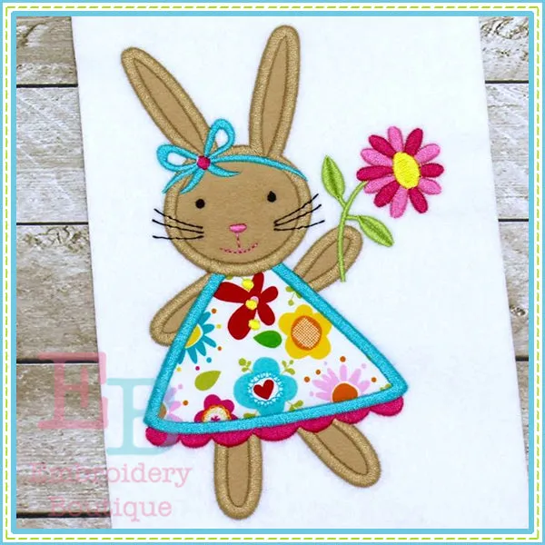 Bunny Dress Applique