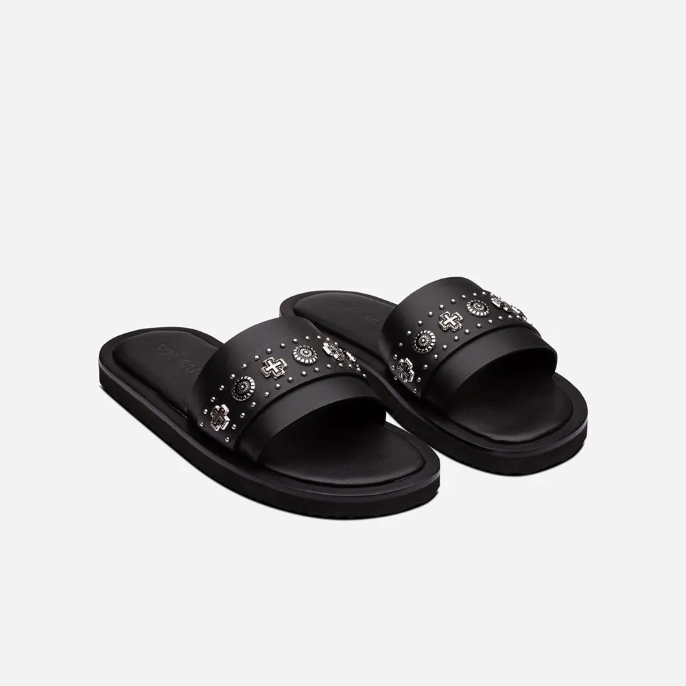 Cleo Slide Black/Silver