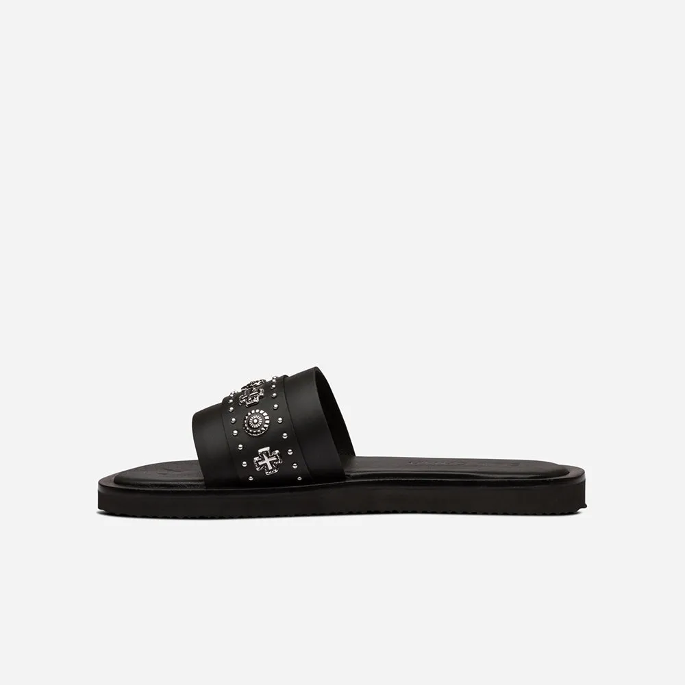 Cleo Slide Black/Silver