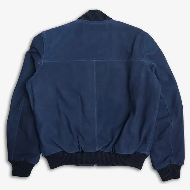 Deus | Thunder Suede Bomber | Navy