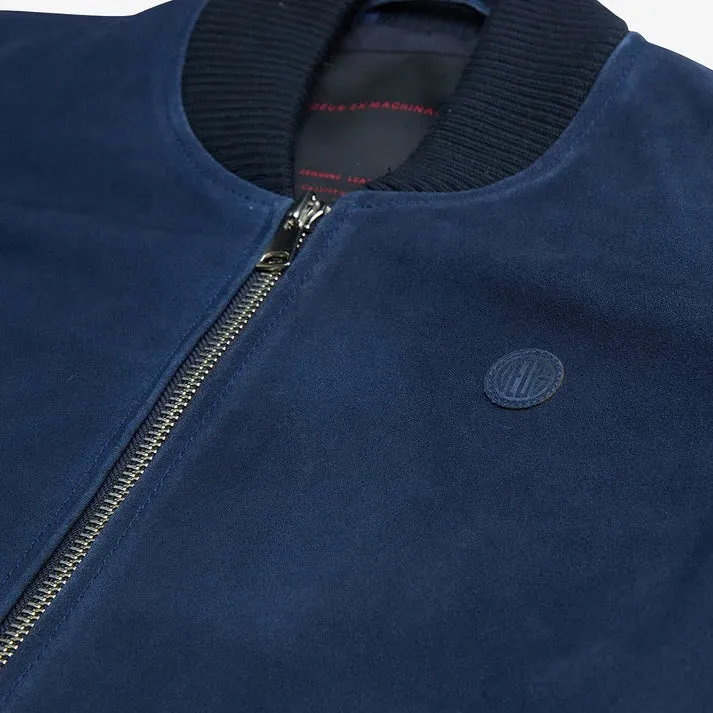 Deus | Thunder Suede Bomber | Navy