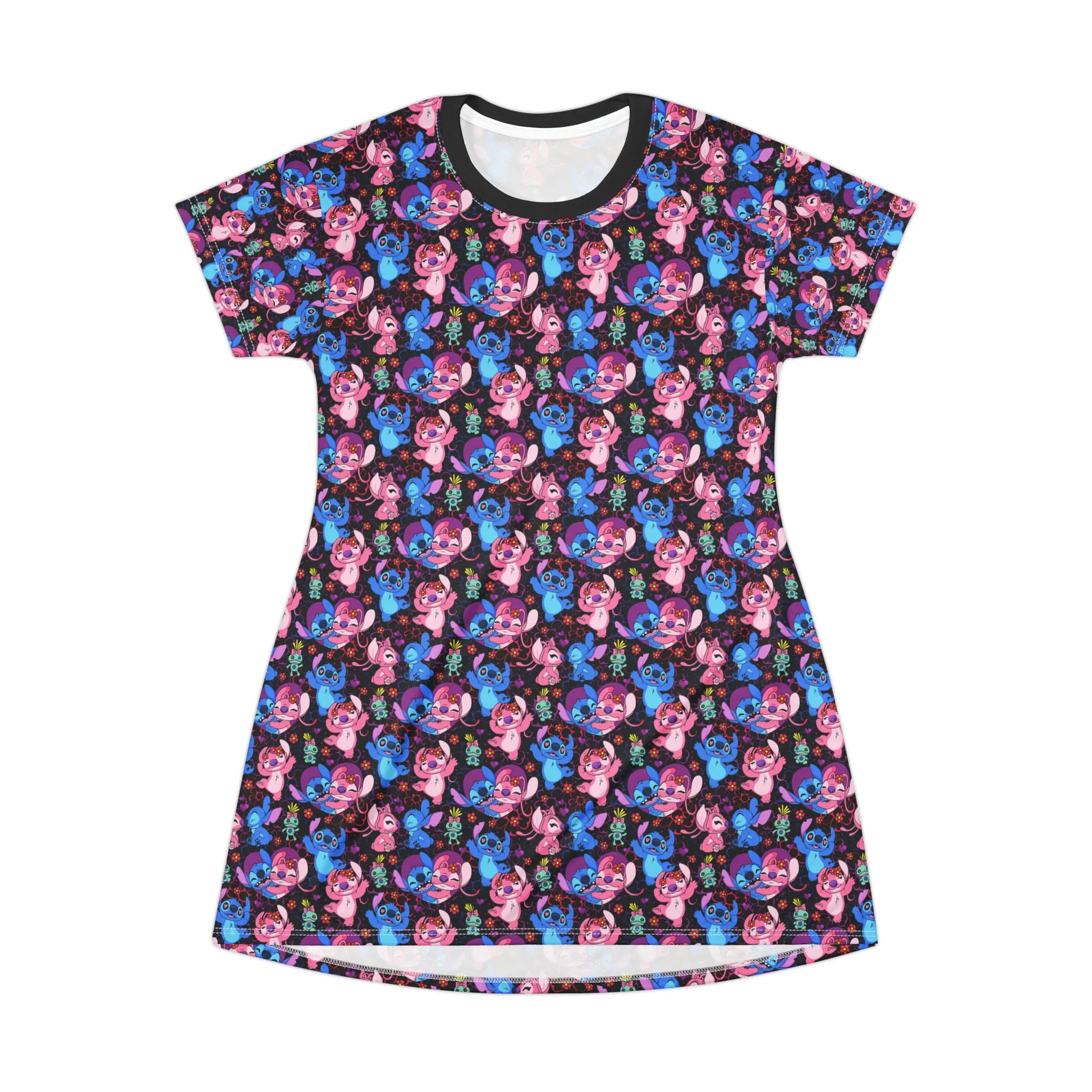 Disney Lilo And Stitch Angel Besties T-Shirt Dress