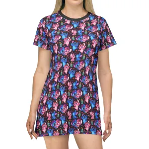 Disney Lilo And Stitch Angel Besties T-Shirt Dress