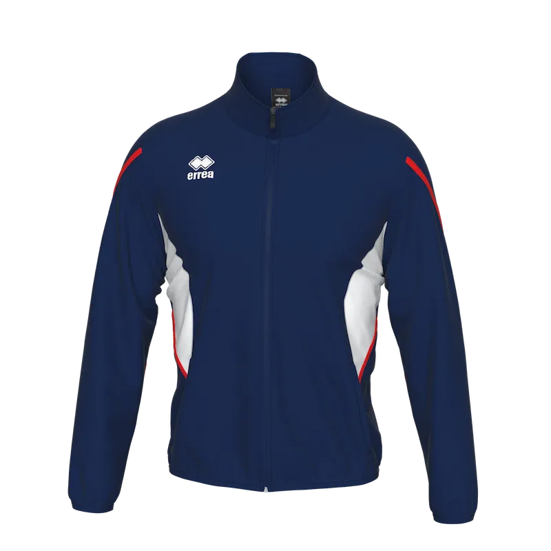 ERREA CHRISTOPHER FULL ZIP TRACK JACKET NAVY WHITE RED