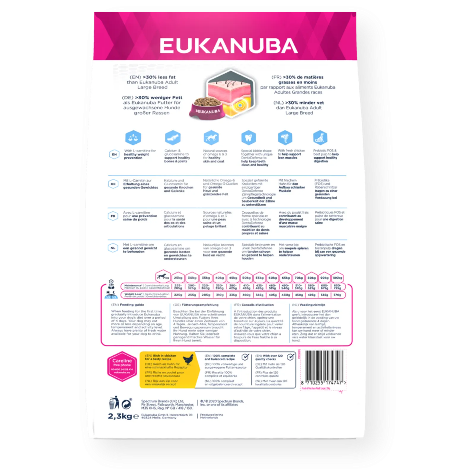 Eukanuba Daily Care Weight Control Adult Large Breed