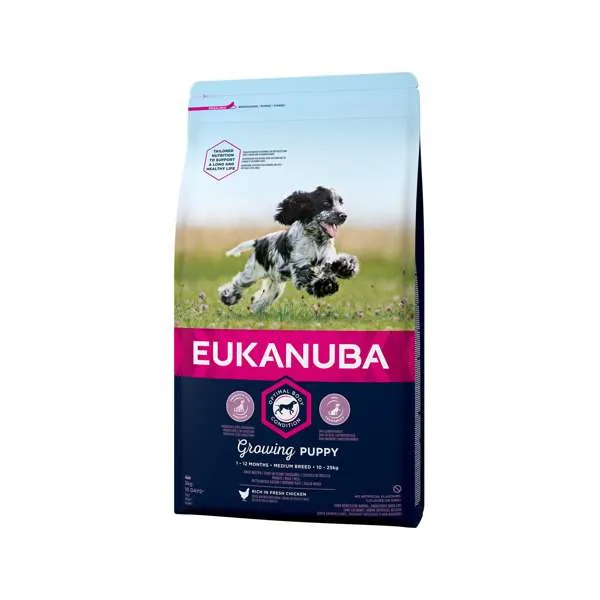 Eukanuba Growing Puppy Medium Breed Fresh Chicken