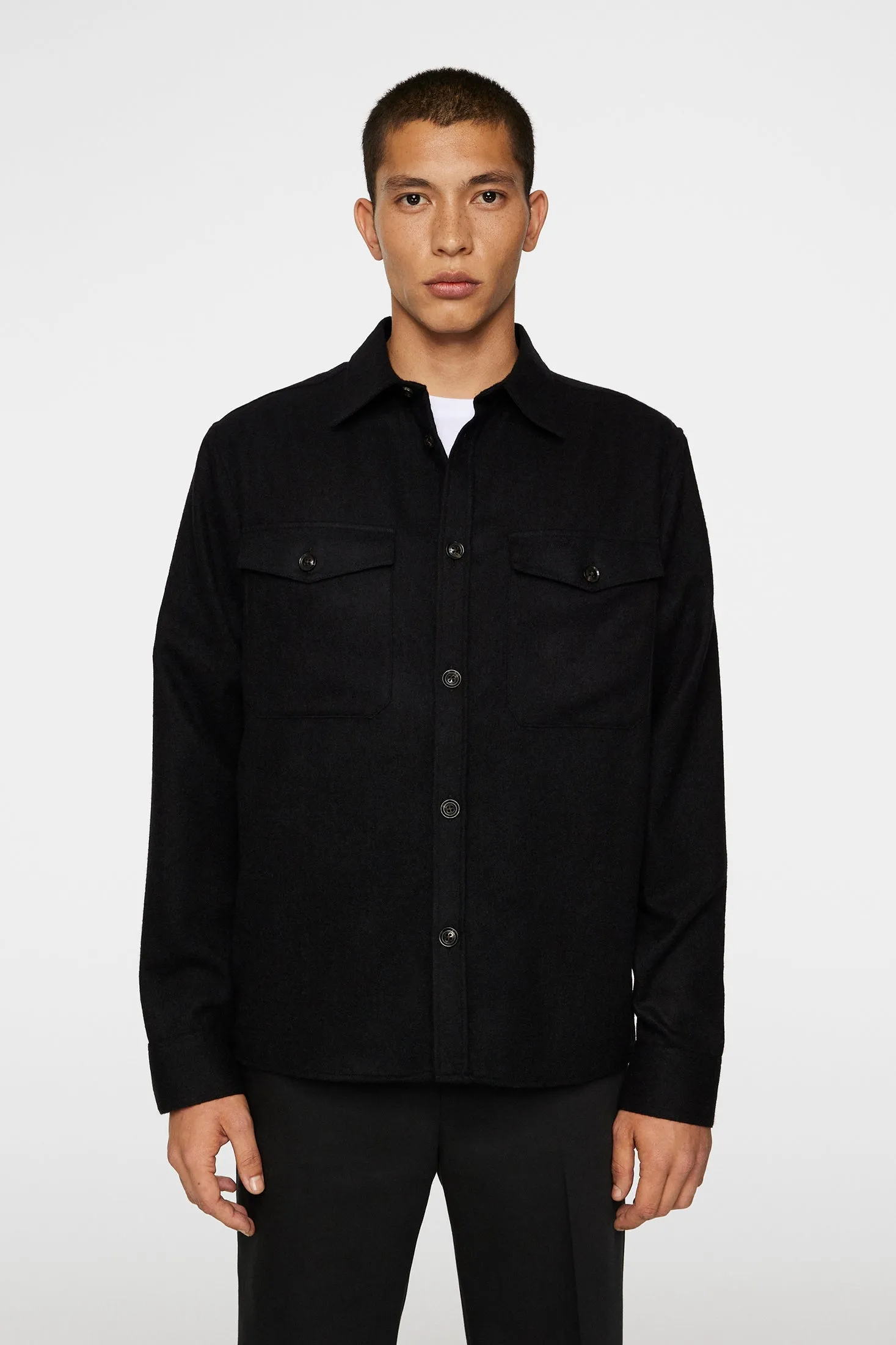 Flat Wool Overshirt