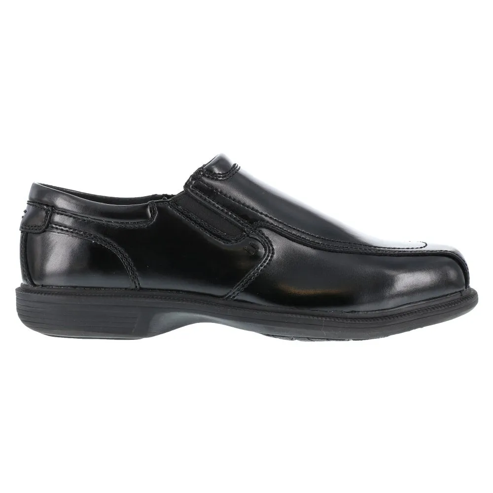 Florsheim Men's Work Shoe's Dress Slip-on Oxford Steel Toe Coronis Fs2005 In Black