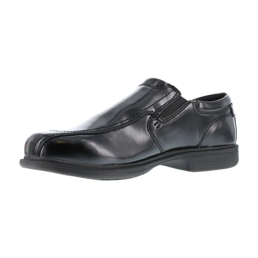 Florsheim Men's Work Shoe's Dress Slip-on Oxford Steel Toe Coronis Fs2005 In Black