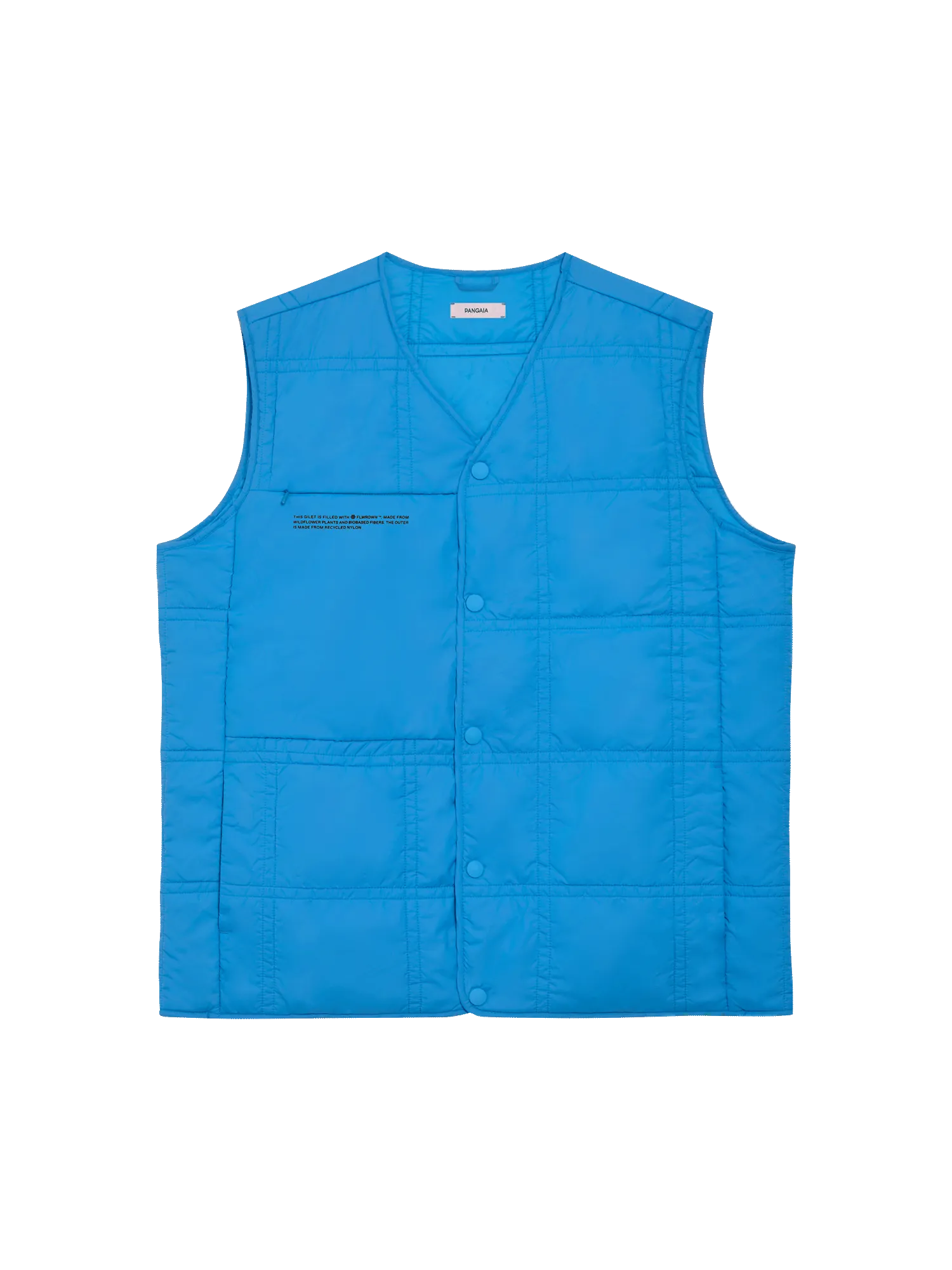 FLWRDWN™ Quilted Gilet—cerulean blue