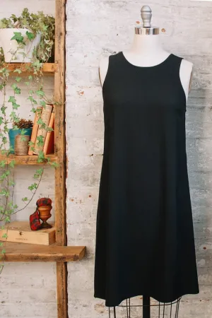 Françoise - black a-line dress with pockets