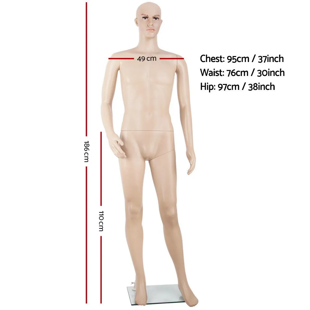 Full Body Mannequin Shop Stall Retailer Manequin Dressmaking Clothes Display Male