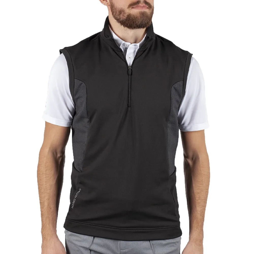 Galvin Green Dalton Insula 1/2 Zip Gilet - Black