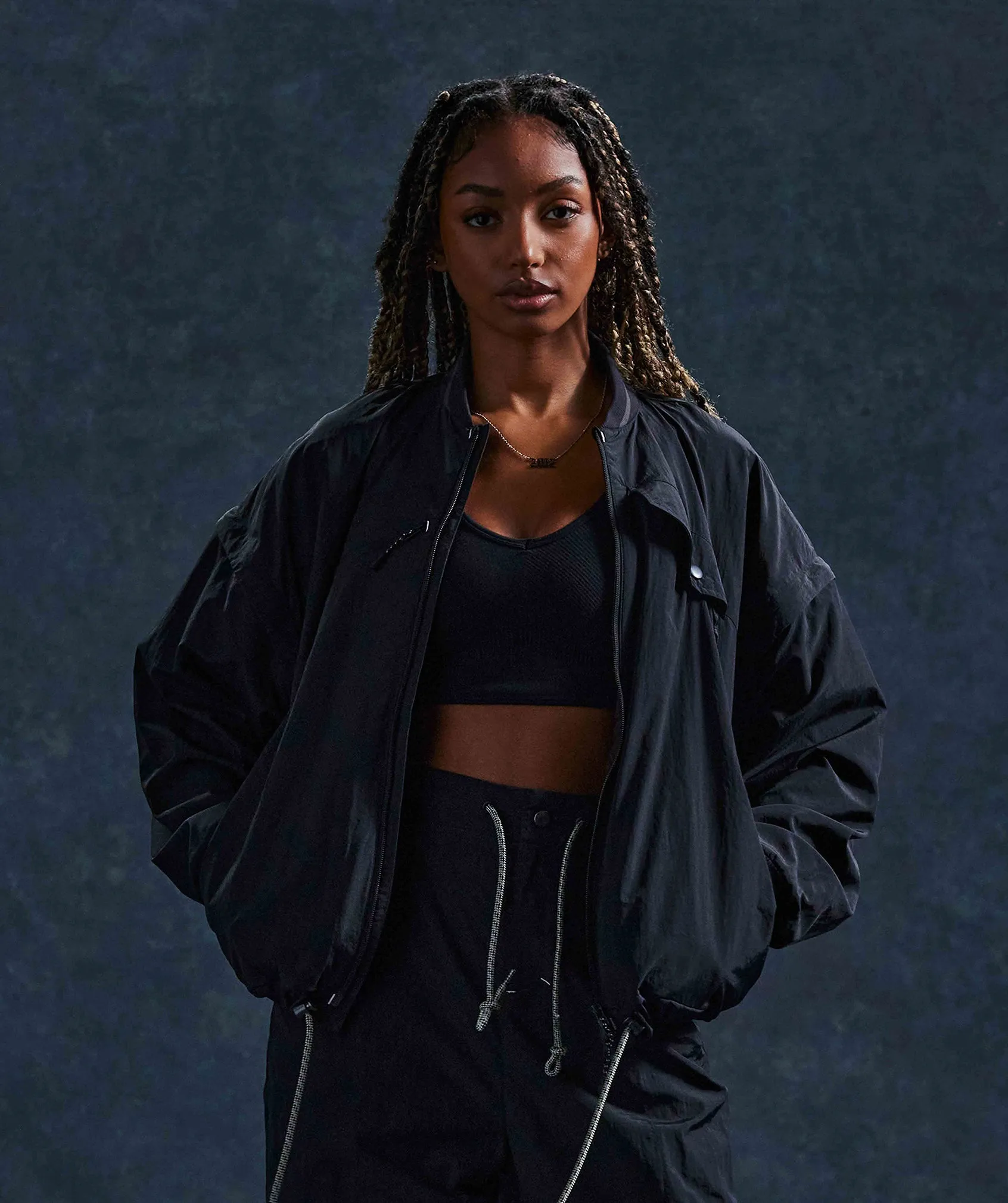 Gymshark Retake Woven Jacket - Black