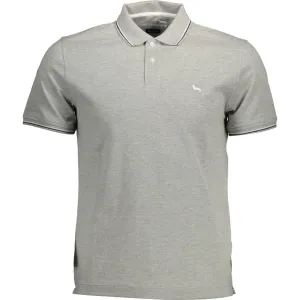 Harmont & Blaine Gray Cotton Men Polo Shirt