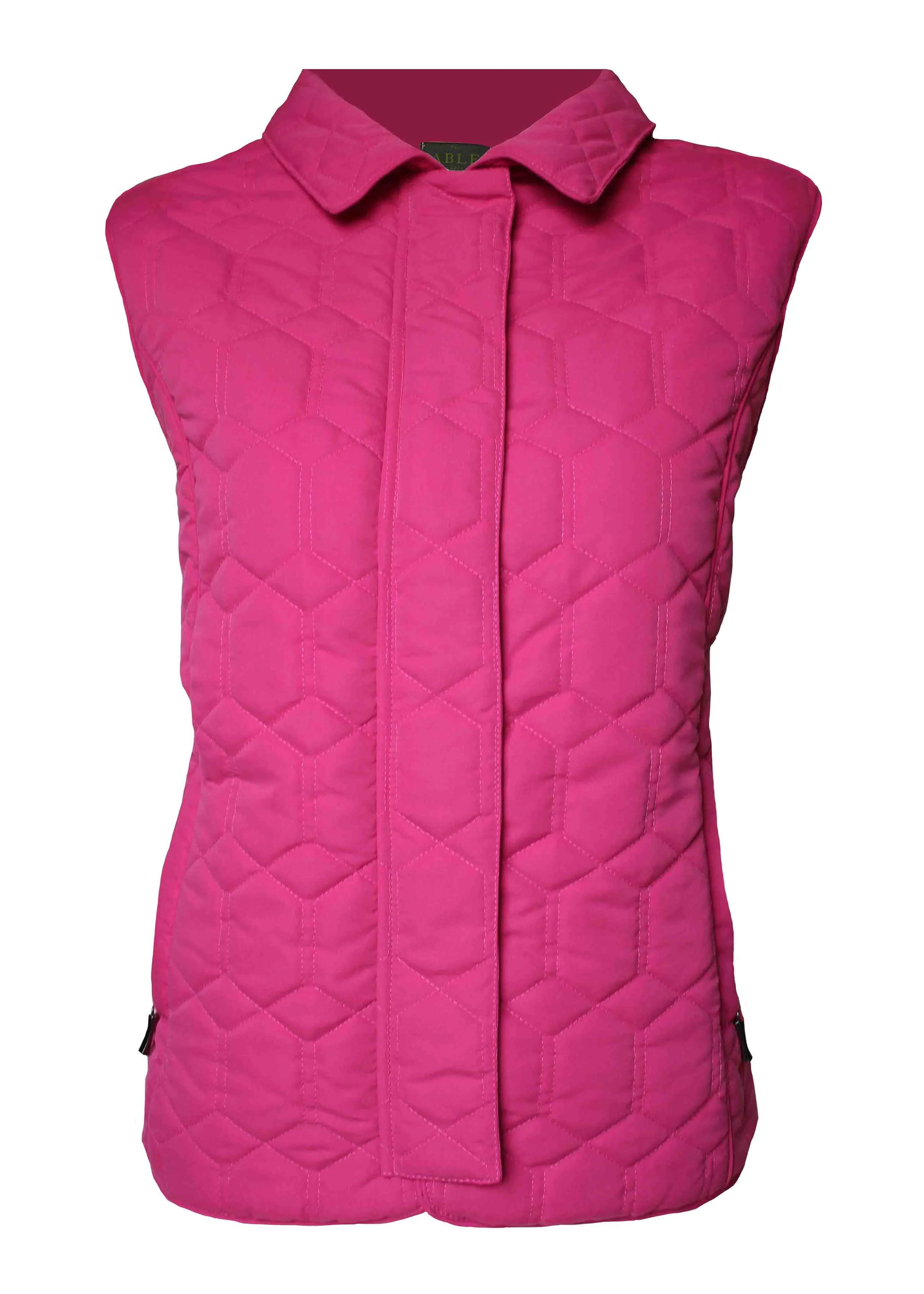 Harriet Diamond Quilted VELCRO® Brand Fastening Gilet