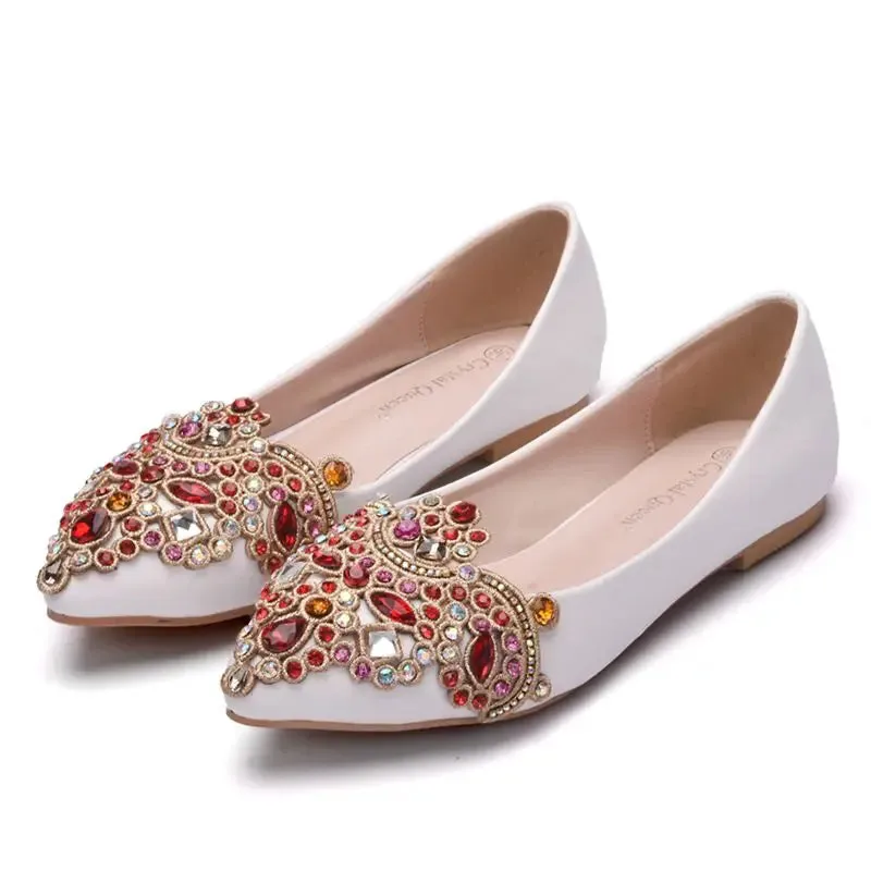 Heart Shaped Women's Summer Autumn Flats Ladies Dress Party Shoes