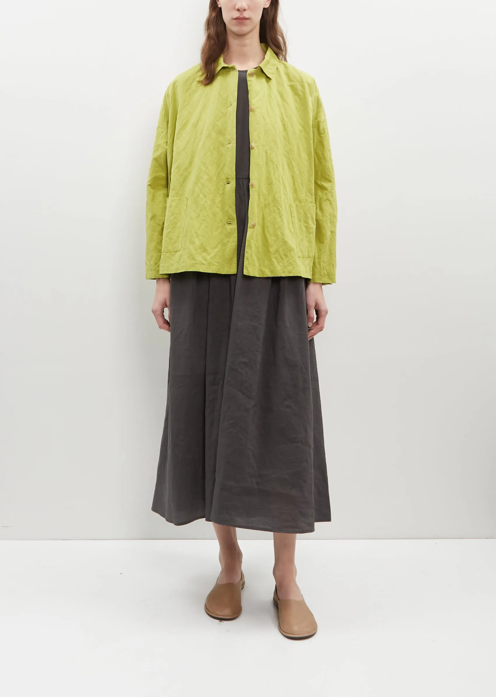 Heavy Cotton Jacket — Pistachio