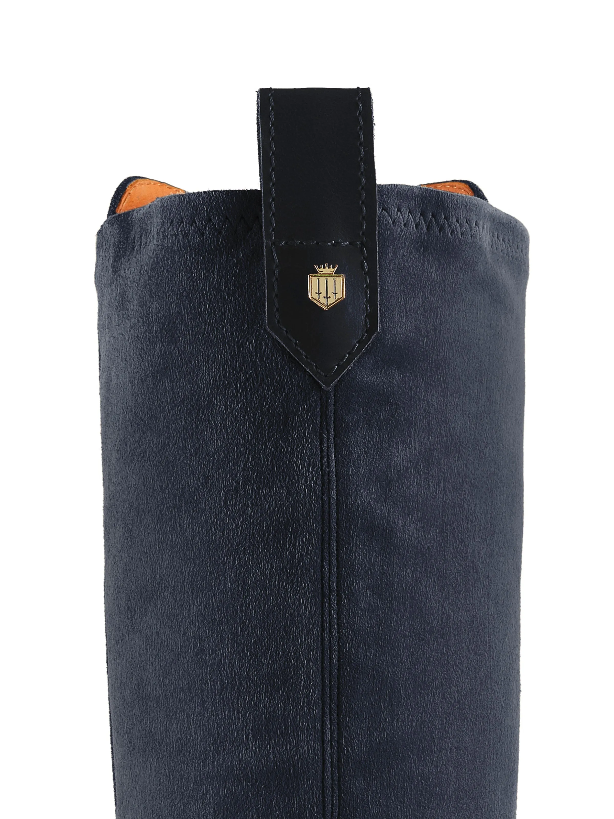 Heeled Belgravia - Navy Suede