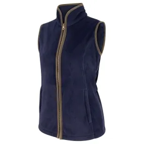 Hoggs Of Fife Ladies Stenton Fleece Gilet Navy