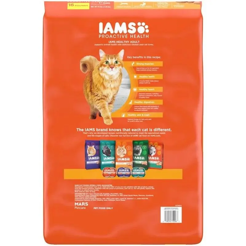 IAMS Chicken Cat Food 16lb Bag