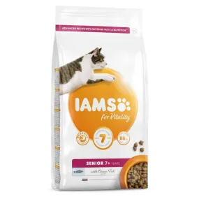 Iams Vitality Senior Cat Food Ocean Fish 2kg