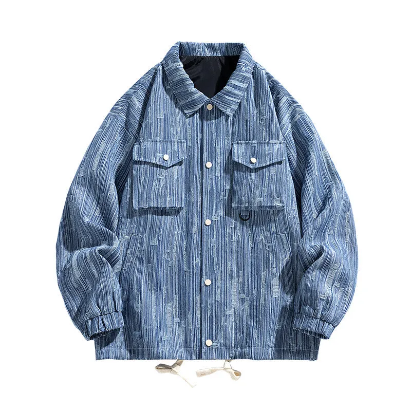 INSTOCK - Men's autumn retro men's clothing boys' loose denim