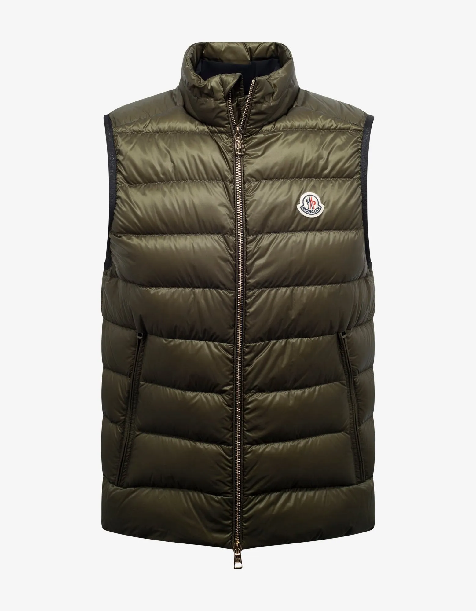 Iori Khaki Nylon Down Gilet