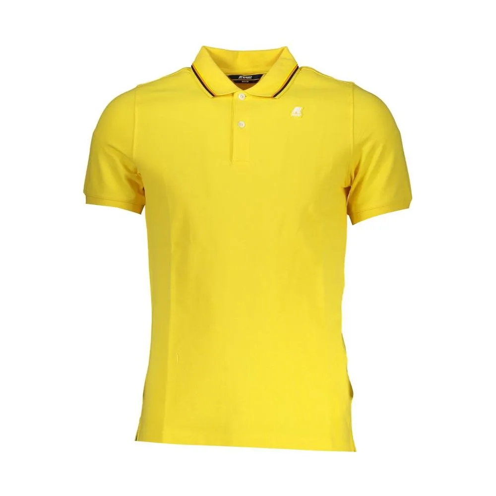 K-WAY Sunny Yellow Contrast Detail Polo